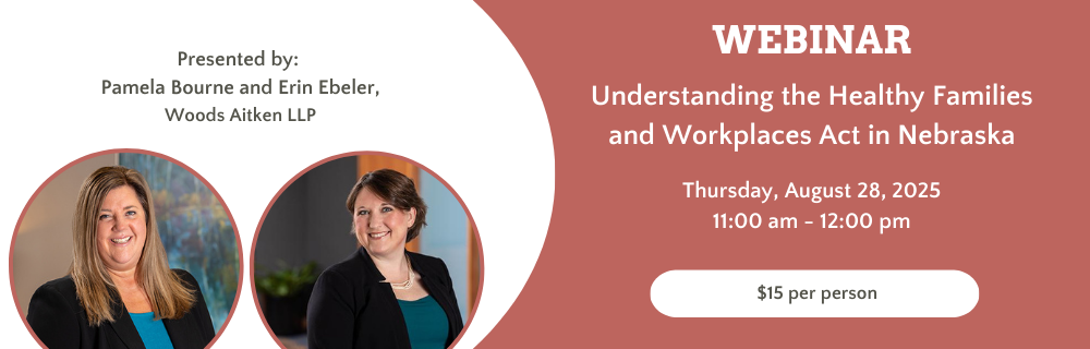 HRAM: Healthy Families and Workplaces Act in Nebraska Webinar @ Webinar Series